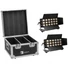 Kép 1/3 - EUROLITE Set 2x LED CLS-18 QCL RGB/WW 18x7W + Flightcase
