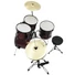 Kép 2/5 - DIMAVERY DS-200 Drum set, wine red