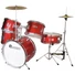 Kép 1/5 - DIMAVERY JDS-305 Kids Drum Set, red