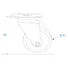 Kép 3/4 - ROADINGER Swivel Castor 75mm grey
