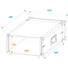 Kép 2/6 - ROADINGER Effect Rack CO DD, 4U, 38cm deep, black