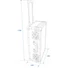 Kép 8/8 - ROADINGER CD Case black 150 CDs Trolley