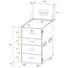 Kép 7/8 - ROADINGER Universal Drawer Case WDS-2 with wheels