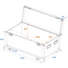 Kép 6/6 - ROADINGER Universal Case Pro 100x50x50cm with wheels