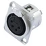 Kép 2/4 - NEUTRIK XLR Mounting Socket 4-pin NC4FDL-1