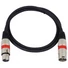Kép 2/3 - OMNITRONIC XLR Cable 3-pin 1m bk/rd