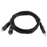 Kép 2/2 - OMNITRONIC Adapter Cable 3.5 Jack/2xRCA 1.5m bk