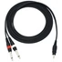 Kép 2/4 - OMNITRONIC Adapter Cable 3.5 Jack/2xJack 3m bk