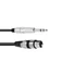 Kép 1/4 - OMNITRONIC Adaptercable XLR(F)/Jack stereo 2m bk