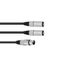 Kép 1/2 - OMNITRONIC Adaptercable XLR(F)/2xXLR(M) 1m bk