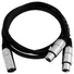 Kép 2/5 - OMNITRONIC Adaptercable XLR(M)/2xXLR(F) 0.5m bk
