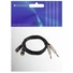 Kép 3/4 - OMNITRONIC Adapter Cable 2xJack/2xRCA 1m bk