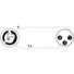Kép 4/4 - OMNITRONIC Adapter Cable Speaker(F)/XLR(M) 1m bk