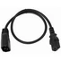 Kép 2/2 - OMNITRONIC IEC Extension 3x0.75 0.6m bk