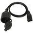 Kép 2/2 - OMNITRONIC Adapter Cable IEC(M)/Safety Plug(F) 1m