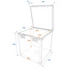 Kép 2/3 - ROADINGER Flightcase Mirror Ball 40cm