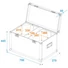 Kép 5/5 - ROADINGER Flightcase 2x LED THA-100F/THA-120PC