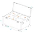 Kép 5/5 - ROADINGER Flightcase 4x LED THA-100F/THA-120PC with wheels