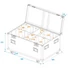 Kép 8/8 - ROADINGER Flightcase 4x LED TMH-X4 with wheels