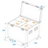 Kép 5/5 - ROADINGER Flightcase 4x LED Theatre COB 100 series with wheels