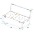 Kép 5/5 - ROADINGER Flightcase 8x LED IP PAR 7x8W QCL/7x9W SCL with wheels