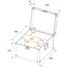 Kép 5/5 - ROADINGER Flightcase 2x Audience Blinder 2x100W LED COB CW/WW