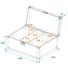 Kép 8/8 - ROADINGER Flightcase 2x LED CLS-9 QCL RGB/WW 9x7W