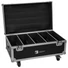 Kép 1/5 - ROADINGER Flightcase 4x LED CLS-18 QCL RGB/WW with wheels