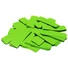 Kép 1/4 - TCM FX Slowfall Confetti rectangular 55x18mm, light green, 1kg