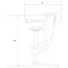 Kép 2/2 - OMNITRONIC Holder Type A f. Table Microphone Arm bk