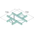 Kép 2/2 - ALUTRUSS BILOCK BQ2-SPAC41H 4-way Cross Piece bk
