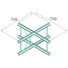 Kép 2/2 - ALUTRUSS BILOCK BQ2-SPAC41V 4-way Cross Piece bk