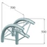 Kép 2/2 - ALUTRUSS DECOLOCK DQ3-PAC25R 2-way Corner 90°
