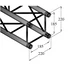 Kép 2/2 - ALUTRUSS DECOLOCK DQ4-250 4-way Cross Beam