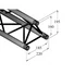Kép 2/3 - ALUTRUSS DECOLOCK DQ3-S1000 3-way Cross Beam bk