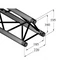 Kép 2/3 - ALUTRUSS DECOLOCK DQ3-S4000 3-way Cross Beam bk