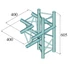 Kép 3/3 - ALUTRUSS DECOLOCK DQ3-SPAC45 4-way Corner right bk