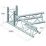 Kép 2/3 - ALUTRUSS TRILOCK 6082AC-20-3 3-way Corner 60°