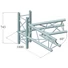 Kép 2/3 - ALUTRUSS TRILOCK 6082AC-20-4 4-way Corner 60°