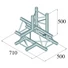 Kép 2/2 - ALUTRUSS TRILOCK 6082AT-42 4-way Piece \/