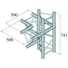 Kép 2/2 - ALUTRUSS TRILOCK 6082AC-45 4-way Piece \/ right