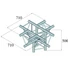 Kép 2/2 - ALUTRUSS TRILOCK 6082AC-53 5-way Piece \/