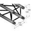Kép 2/2 - ALUTRUSS QUADLOCK TQ390-3000 4-way Cross Beam