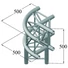 Kép 2/2 - ALUTRUSS QUADLOCK 6082C-30R 3-way Corner 90°