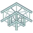 Kép 2/2 - ALUTRUSS QUADLOCK QL-ET34 C-30 3-way Corner 90°