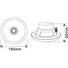 Kép 5/6 - OMNITRONIC WF-6 Flush-Mount Speaker