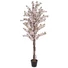 Kép 1/2 - EUROPALMS Cherry tree with 3 trunks, artificial plant, pink, 150 cm