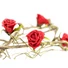 Kép 2/8 - EUROPALMS Rose Garland (EVA), artificial, red