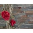 Kép 8/8 - EUROPALMS Rose Garland (EVA), artificial, red