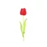 Kép 2/6 - EUROPALMS Crystal tulip,artificial flower, red 61cm 12x